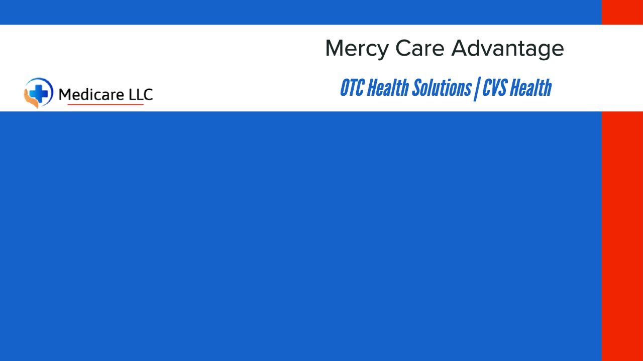 Mercy Care Advantage OTC OvertheCounter Login Catalog YouTube