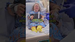 Day 2 after a shoulder replacement.  Comedian & motivational speaker Tanyalee Davis. Oct 20, 2024