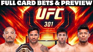 Full Card Betting Breakdowns UFC 301: Pantoja vs. Erceg