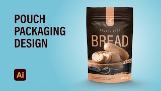How to Pouch Packaging design in Adobe Illustrator CC