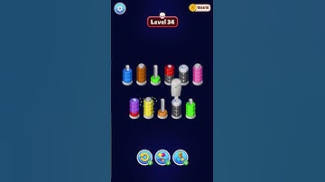 Nut Sort 3D: Color Match | Level 34