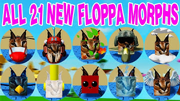 UPDATE - HOW TO GET ALL 21 NEW FLOPPA MORPHS in Find The Floppa Morphs