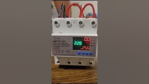 3 phase smart circuit breaker - prepaid energy meter - 7 in 1 protection circuit breaker Pakistan