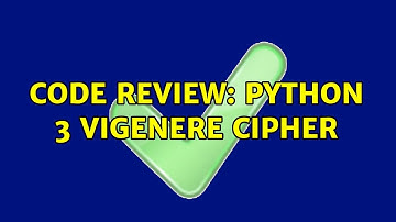 Code Review: Python 3 Vigenere Cipher (2 Solutions!!)