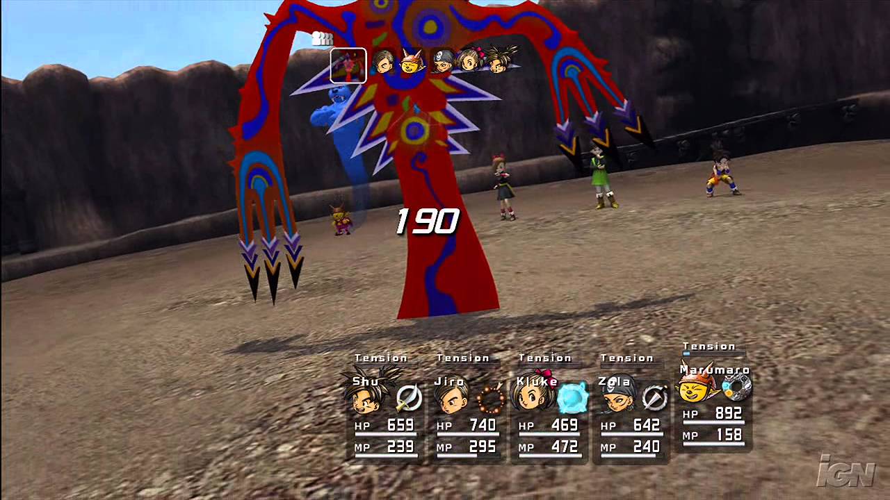 Blue Dragon Xbox 360 Gameplay - Murals Come to Life