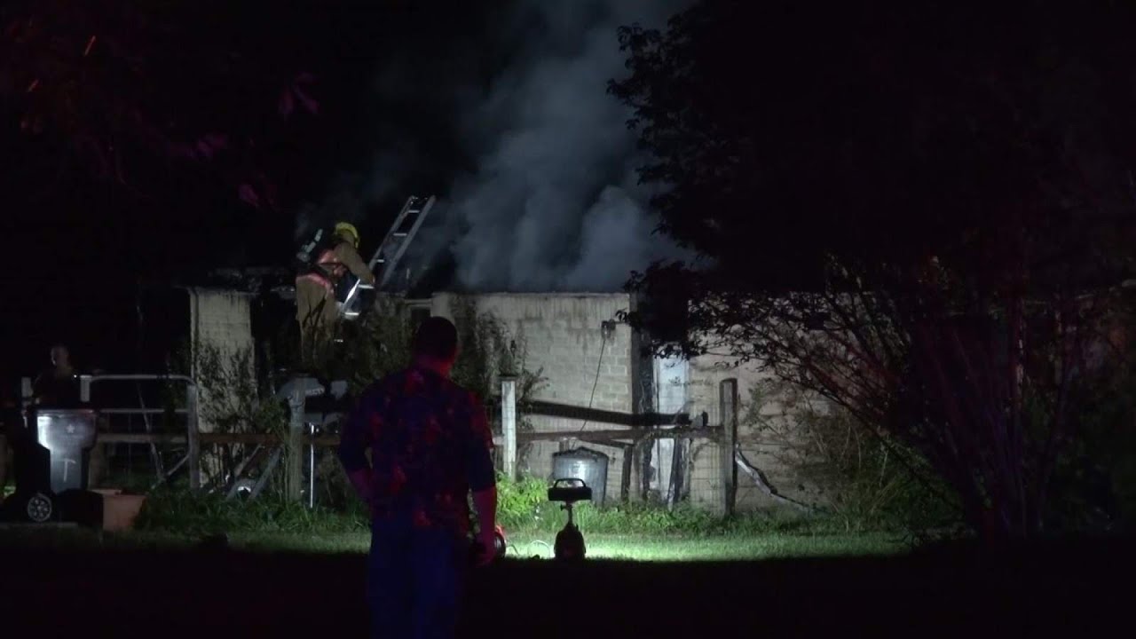 Woman found dead inside burning Magnolia home - YouTube