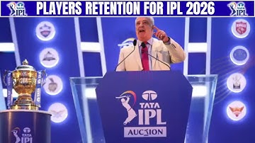 Live: Ipl 2026 Retain And Release Players List | All Teams New Squad 2026 | Csk, Mi, Rcb, Pbks, Kkr,