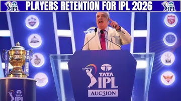 Live: Ipl 2026 Retain And Release Players List | All Teams New Squad 2026 | Csk, Mi, Rcb, Pbks, Kkr,