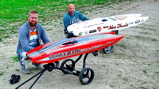 2 HUGE RC POWERBOATS RACE / POWERBOAT OVER 150 KMH !!! / FANTASTIC SPEEDBOATS IN ACTION !!!