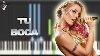 KATIE ANGEL - YOUR MOUTH | Instrumental Piano Tutorial / Sheet Music / Karaoke / MIDI screenshot 2