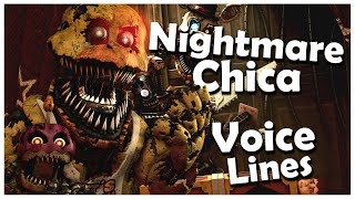 {FNaF/SFM} Nightmare Chica Voice Lines Collab Part Resimi