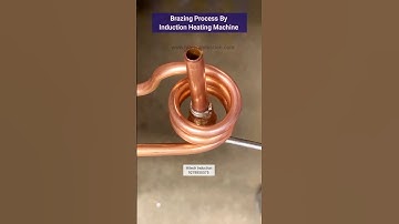 Copper Brazing |Induction Brazing Machine| #youtubeshorts #inductionheating