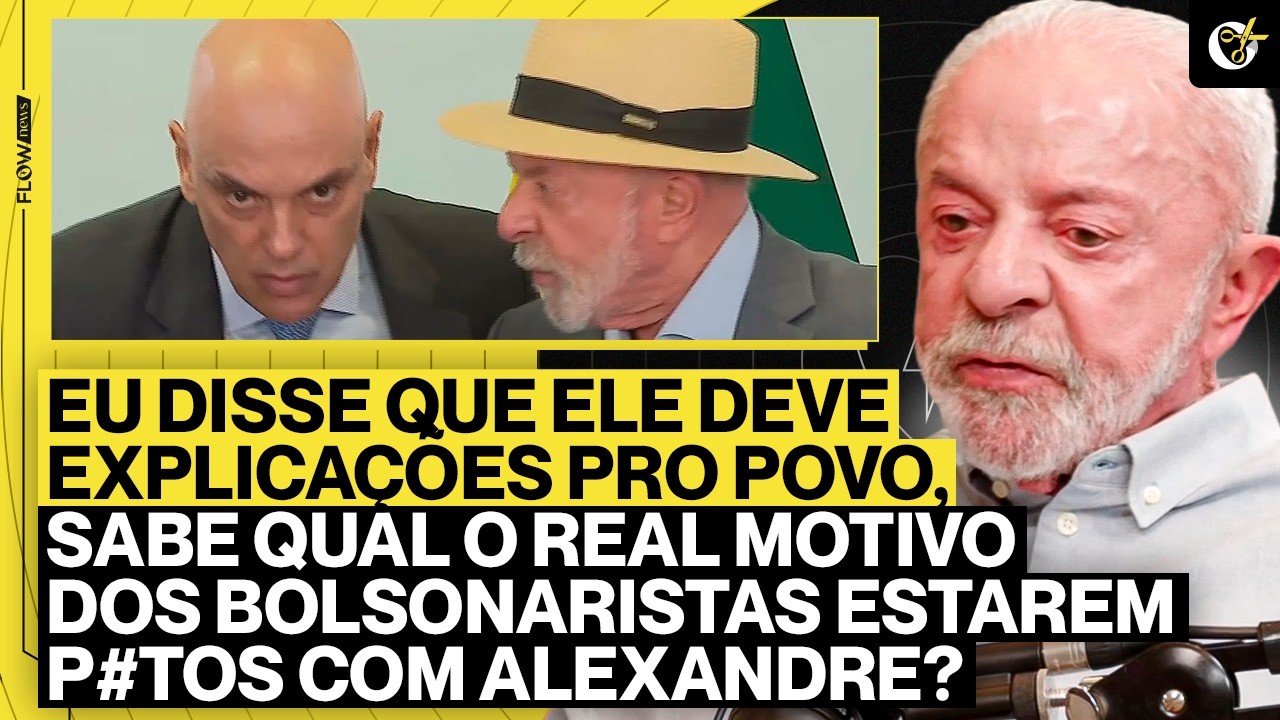 LULA 100% SINCERO sobre ALEXANDRE de Moraes