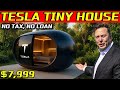 $7,999! Elon Musk launches Tesla Tiny House: 3-Hour Setup, No Land, Tax-Free, Solar Smart Home