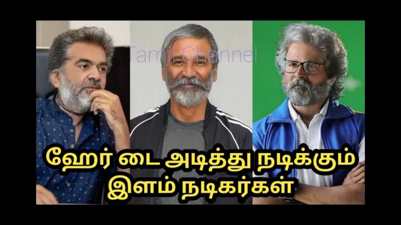 South Indian Yong Actors With Grey Hair Tamil Channel YouTube
