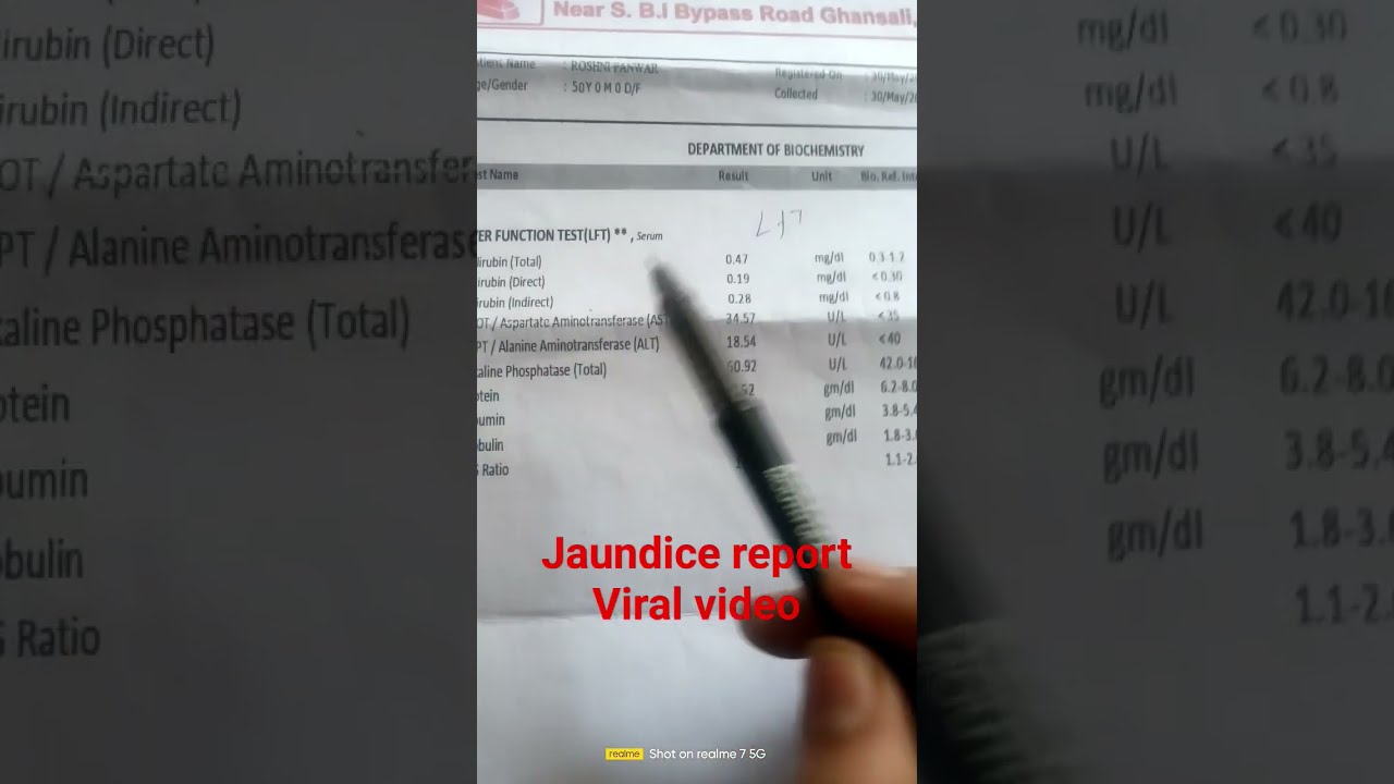 Jaundice Report
