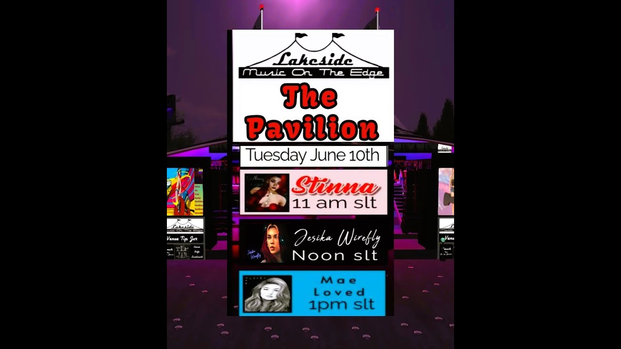 The Pavilion Tuesday show Stinna, Jesika Wirefly, Mae Loved