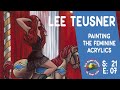 Acrylic Painting Beautiful Woman with Lee Teusner | Colour In Your Life