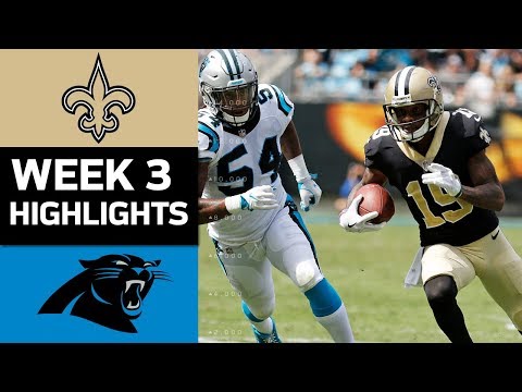 Saints vs. Panthers | NFL Week 3 Game Highlights