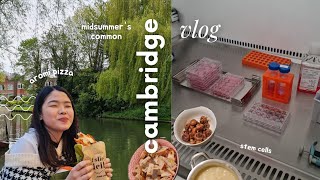 Cambridge Spring Vlog 🌸 | Day in the life of a Researcher in Cambridge | Labs, exploring town & rest