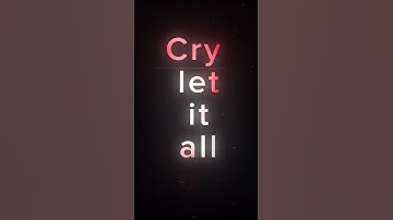 Thumbnail of Cry (lyrics)