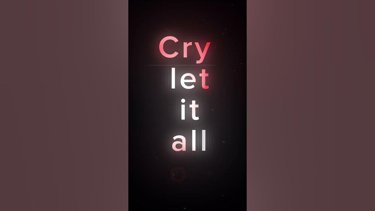 Cry (lyrics)