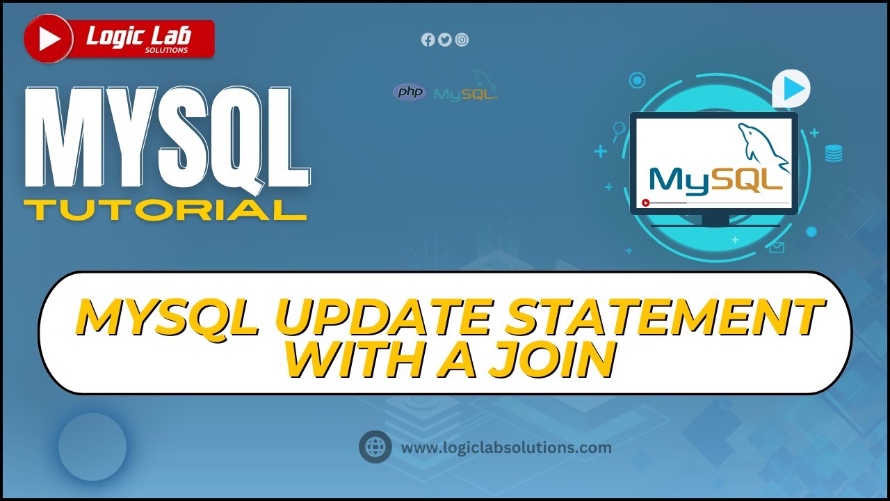 MySql UPDATE statement with a JOIN - YouTube