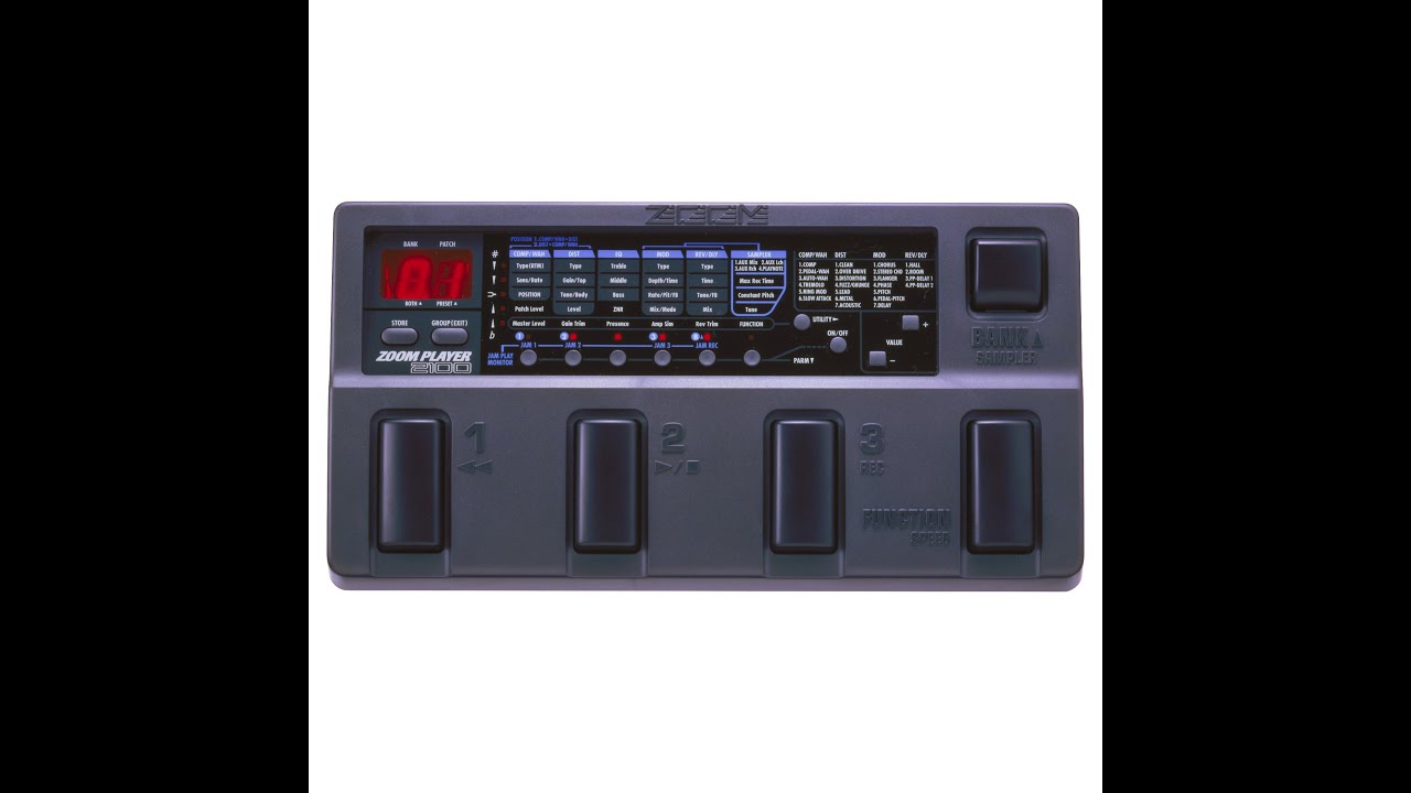 Tone Based - Zoom Player 2100 - Detune Clean And Drive Patch