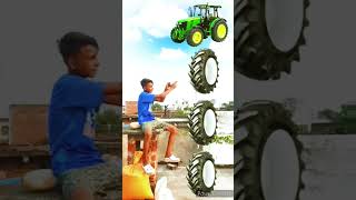 Tractor ka itna pada tayar shorts viral funny