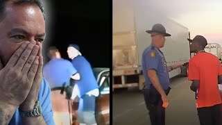 BRITS React to 6 Most Disturbing Traffic Stops Caught on Police Dashcam