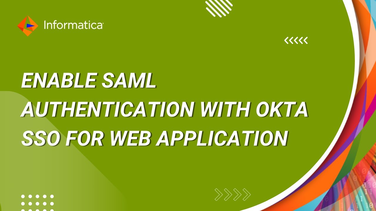 How to Enable SAML Authentication with Okta SSO for Web Applications ...