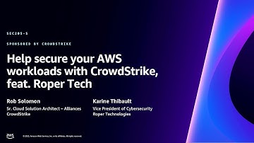 AWS re:Invent 2023 - Help secure your AWS workloads with CrowdStrike, feat. Roper Tech (SEC205)
