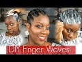 Classy Finger Waves!| Mold n' Go!|Short Hair Tutorial