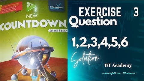oxford countdown class 7 Chapter #3  #exercise #3 question 1,2,3,4,5,6