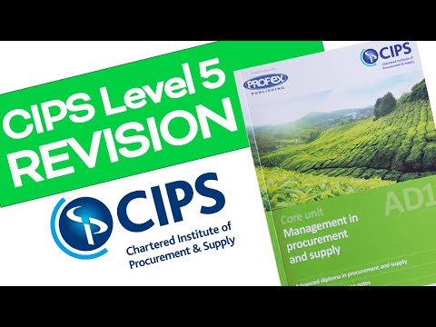 CIPS Level 5 - Management in Procurement u0026 Supply Revision Notes