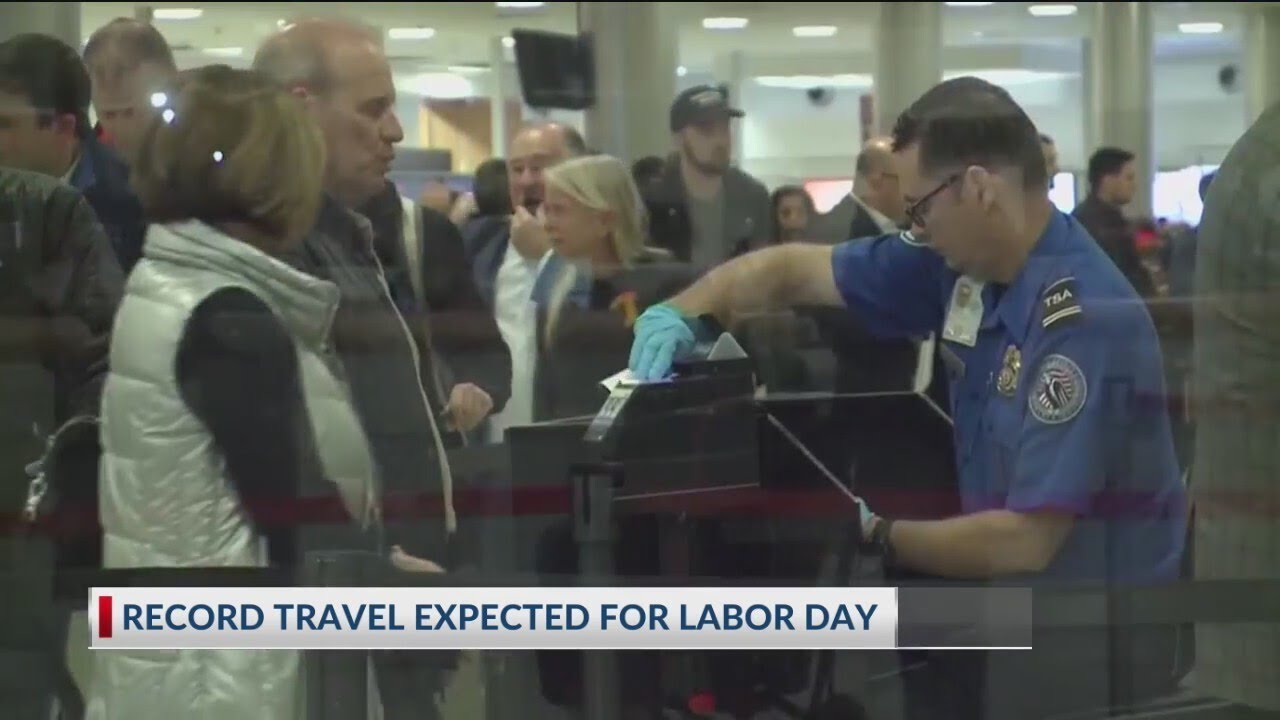 Record travel expected for Labor Day weekend - YouTube