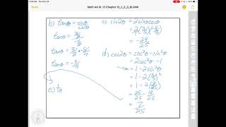 IB Math AA SL Section 12_3 (4/5): Double Angle Identities