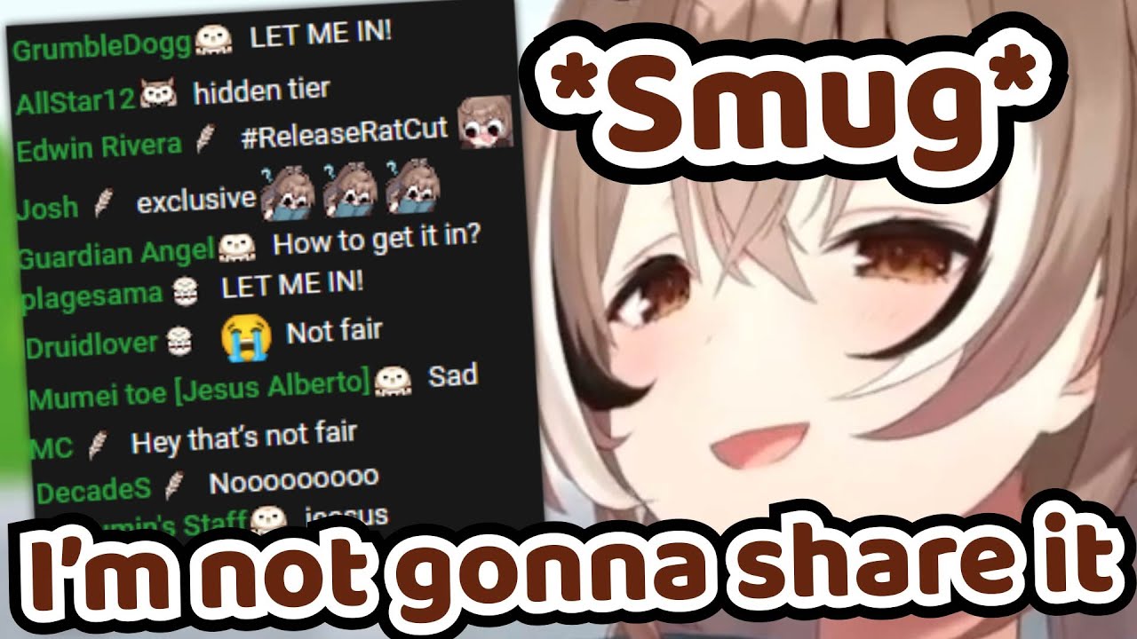 Mumei Was Acting Very Smug and Made Chat Really Jealous of Her