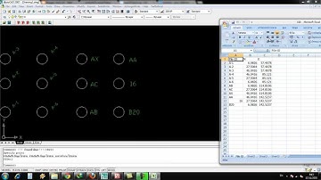 Visual LISP เก็บค่าพิกัด N,E ลง Excel