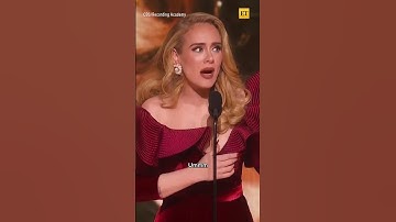 Thumbnail of We’re rolling in emotions after Adele’s #GRAMMY acceptance speech. 🥹