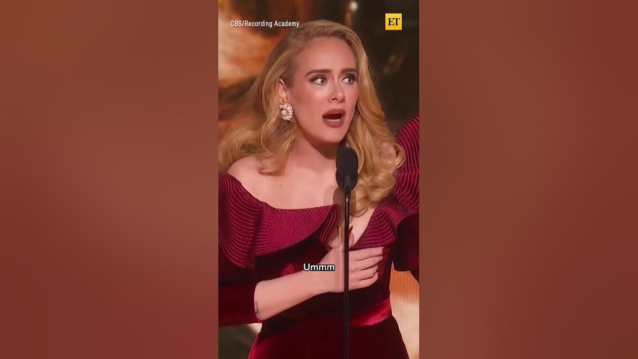 We’re rolling in emotions after Adele’s #GRAMMY acceptance speech. 🥹