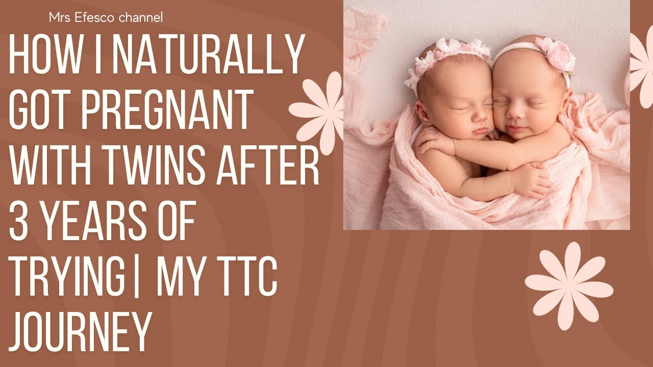 How I naturally got pregnant with twins after trying for 3 years - YouTube