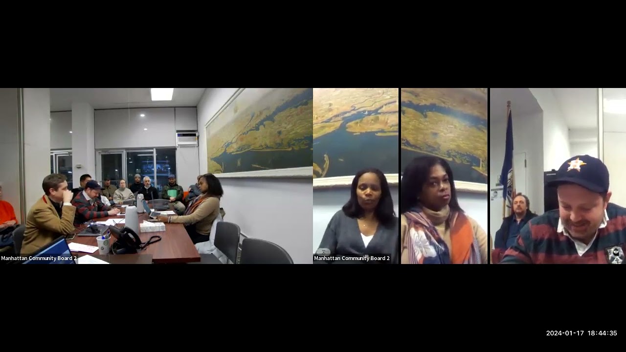 Manhattan CB2 January 17, 2024 - Cannabis Licensing Committee