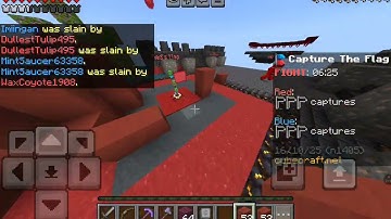 Playing capture the flag in minecraft #minecraft #cubecraft