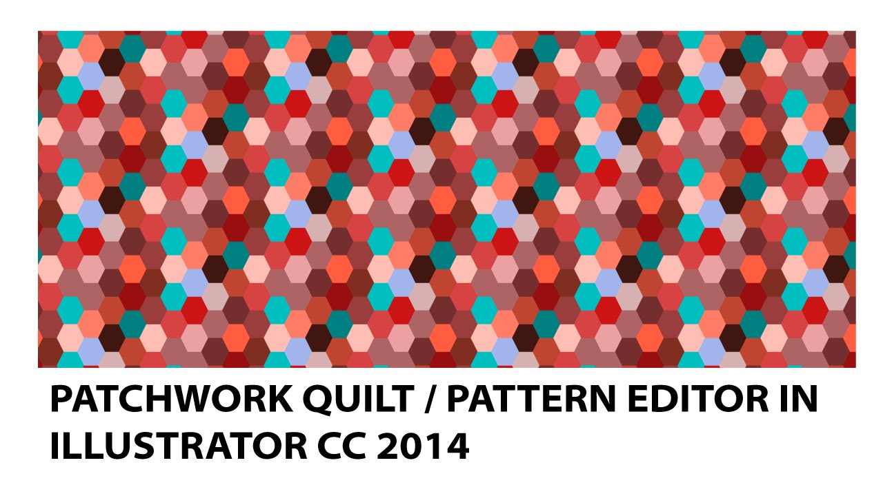 How to create a patchwork quilt design in Illustrator tutorial YouTube