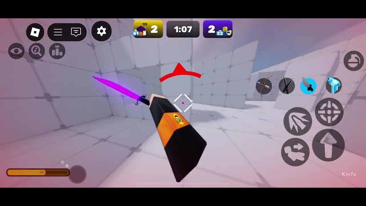 Rivals but I can only use the knife - YouTube