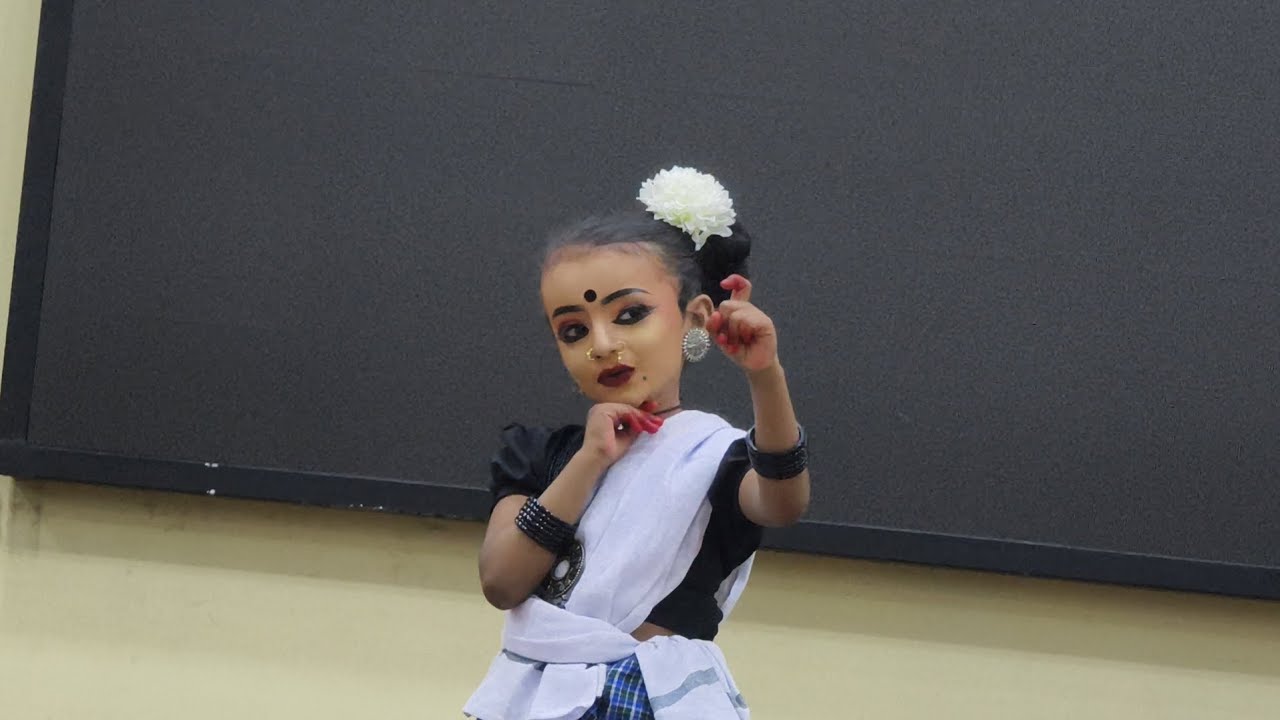 Isabel's performance for Folk dance competition @ Rajagiri public school.