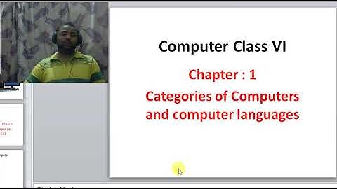 Class 6 Computer Ch-1 Pt-1