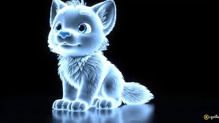 Peaceful Animal Hologram Video with Ambient Relaxing Music screenshot 5