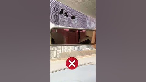 Correctly adjust the rearview mirror to get 120% vision #car #carsafety #driving #tips #skills